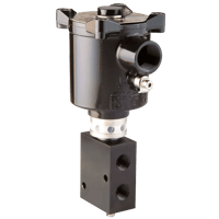 Bifold Direct-Acting Solenoid Valve, FP06P 3/2 Standard